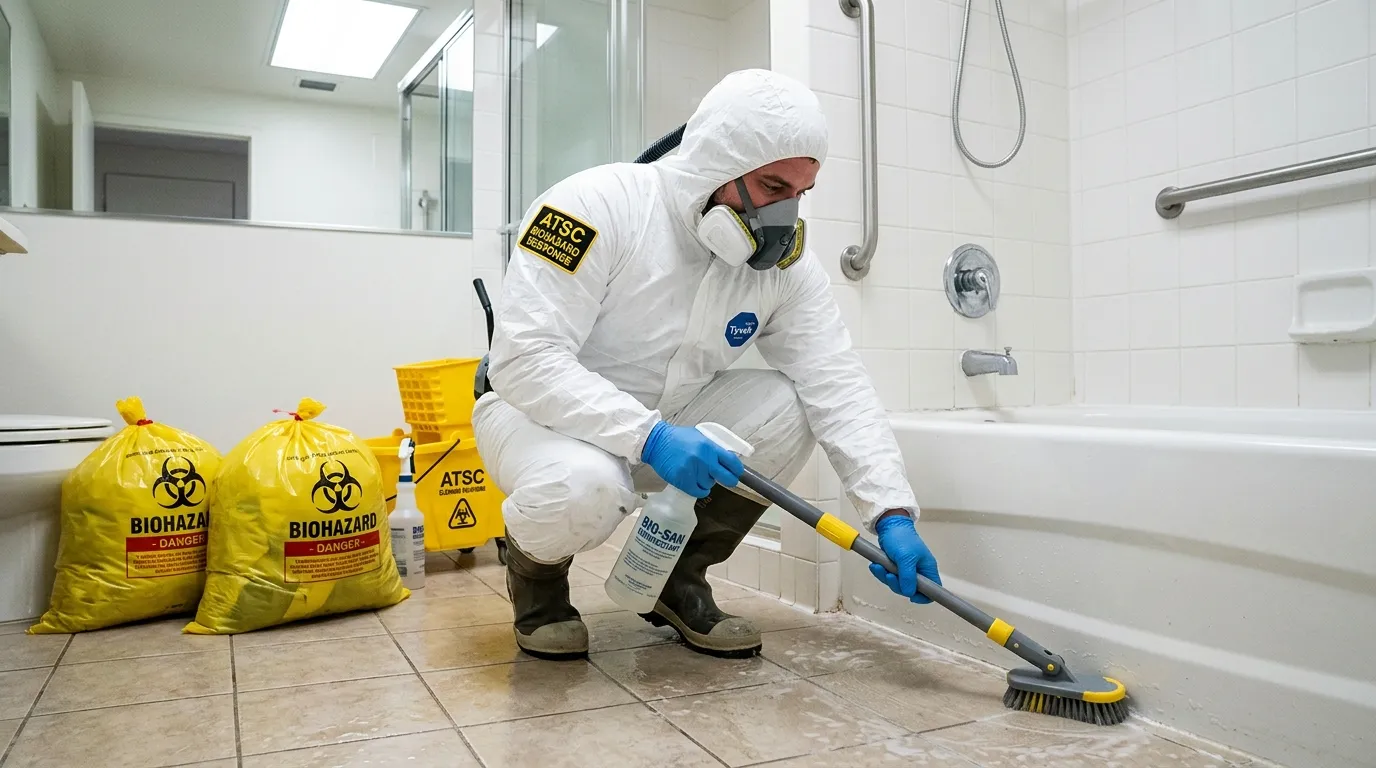 Decontamination equipment deployed for Blood Cleanup in South San Francisco